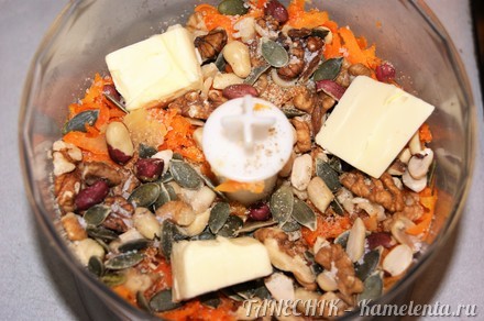 Приготовление рецепта Паштет из чечевицы, моркови и орехов шаг 4