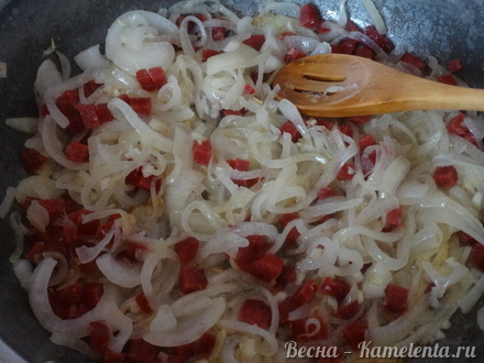 Приготовление рецепта Паста с соусом из чечевицы шаг 12