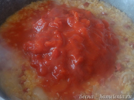 Приготовление рецепта Паста с соусом из чечевицы шаг 16