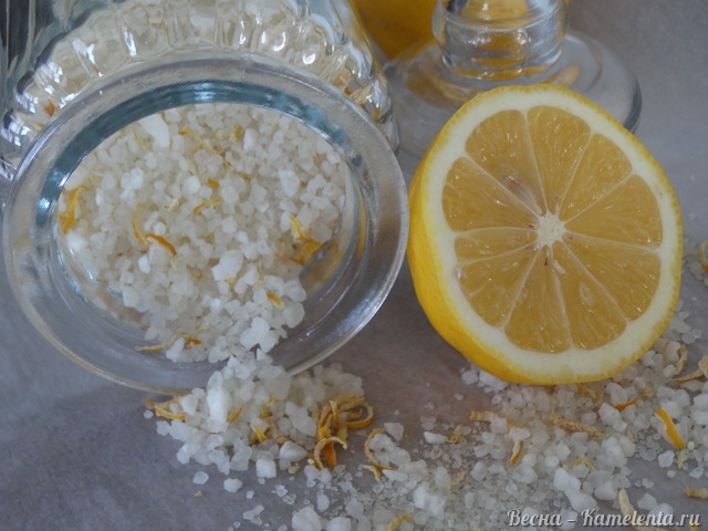 Рецепт лимонной соли