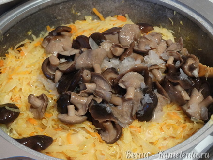 Приготовление рецепта Солянка из квашенной капусты с грибами шаг 10