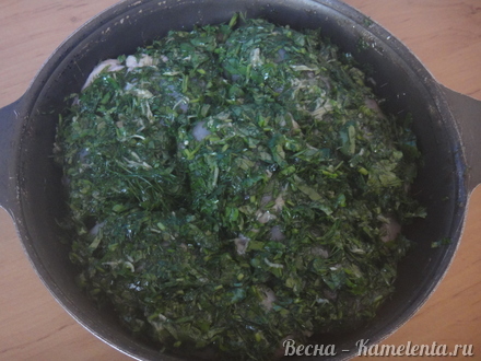 Приготовление рецепта Куриная грудка в зелёной шубке шаг 4