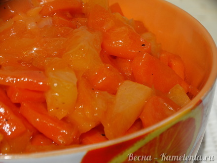 Приготовление рецепта Пикантная закуска из моркови и ананаса шаг 8