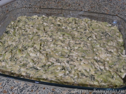 Приготовление рецепта Запеканка из кабачков с фетой шаг 5