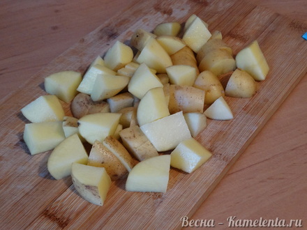 Приготовление рецепта Суп пюре с молодым картофелем и кукурузой шаг 3