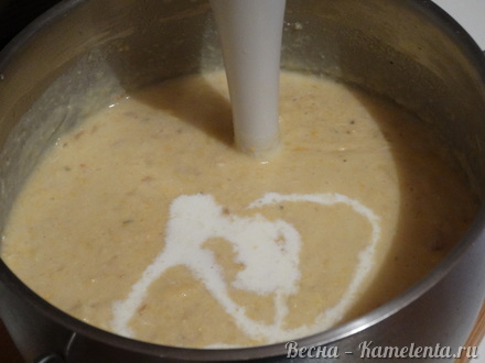 Приготовление рецепта Суп пюре с молодым картофелем и кукурузой шаг 8