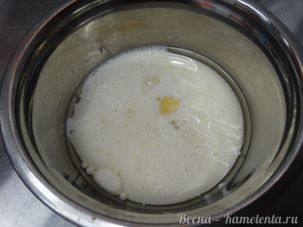 Приготовление рецепта Фруктовая запеканка с гранолой и кокосовым молоком шаг 8