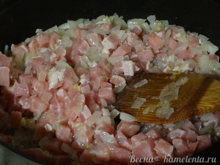 Приготовление рецепта Запеканка из пасты или макаронных изделий со шпинатом шаг 4