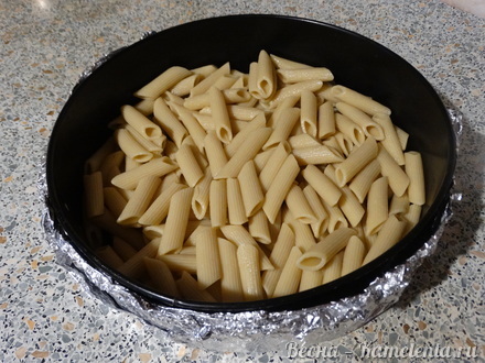 Приготовление рецепта Запеканка из пасты или макаронных изделий со шпинатом шаг 9