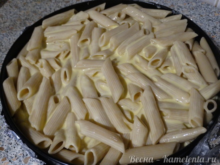 Приготовление рецепта Запеканка из пасты или макаронных изделий со шпинатом шаг 14
