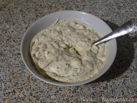 Приготовление рецепта Салат с тунцом и творожным зерном шаг 3