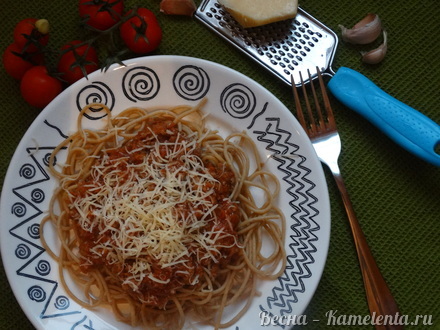 Приготовление рецепта Спагетти &quot;Болоньезе&quot; шаг 8