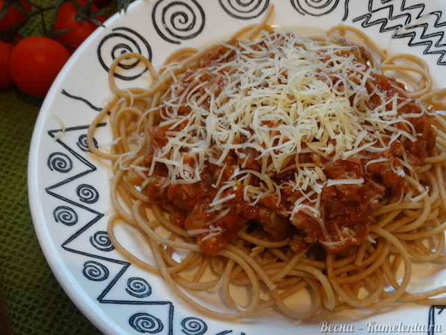 Рецепт спагетти &amp;#34;Болоньезе&amp;#34;