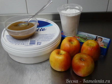 Приготовление рецепта Запечённые яблоки с джемом из пряной груши шаг 1