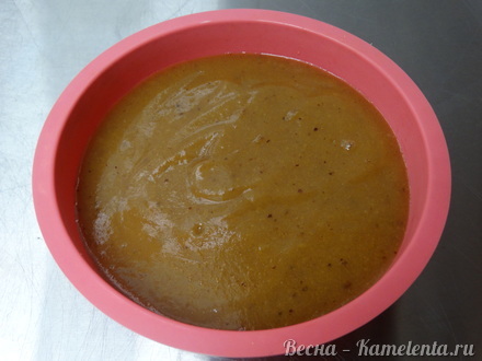 Приготовление рецепта Грушевый торт с пряной начинкой из грушевого джема и нежного суфле шаг 11