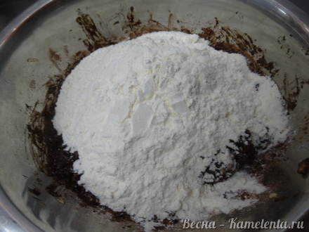 Приготовление рецепта Шоколадное печенье с джемом шаг 5