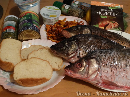 Приготовление рецепта Фаршированная рыба вялеными томатами шаг 1