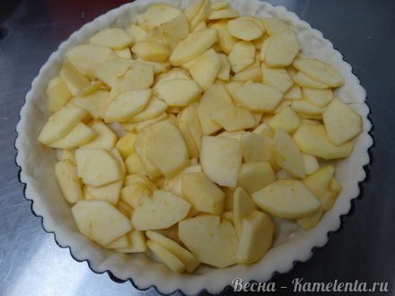 Приготовление рецепта Заливной яблочный пирог шаг 4