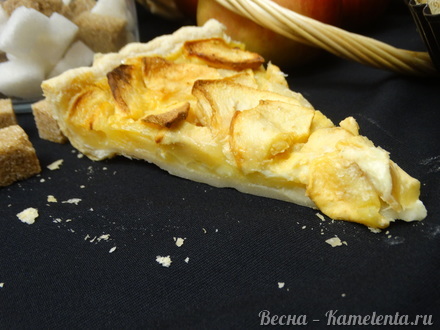 Приготовление рецепта Заливной яблочный пирог шаг 7