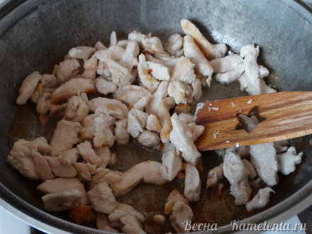 Приготовление рецепта Гивеч с мясом цыплёнка или проще говоря, овощное рагу шаг 2