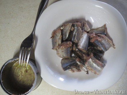 Приготовление рецепта Суфле из консервированной рыбы шаг 6