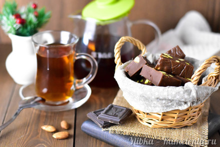 Приготовление рецепта Шоколадная помадка к чаю шаг 8