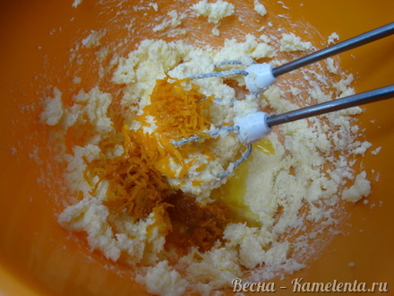 Приготовление рецепта Апельсиновое печенье шаг 3
