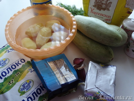Приготовление рецепта Лёгкий суп из кабачков шаг 1
