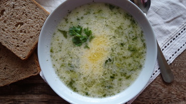 Рецепт Лёгкий суп из кабачков