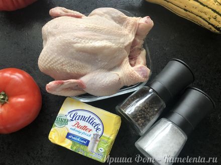 Приготовление рецепта Курица в духовке (простой рецепт) шаг 1