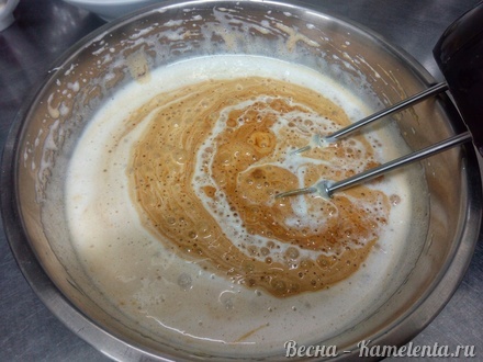 Приготовление рецепта Тесто на карамельный медовик шаг 10