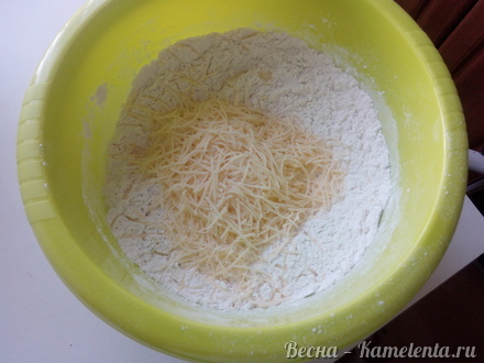 Приготовление рецепта Яблочно-сырный скон шаг 3