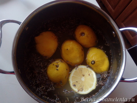 Приготовление рецепта Домашний лимонад с лавандой и лимоном шаг 3
