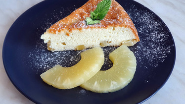 Рецепт Бисквит с ананасом