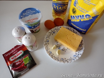 Приготовление рецепта Сырные оладьи шаг 1