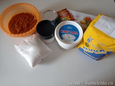 Приготовление рецепта Нежный пирог со сметанной заливкой шаг 1