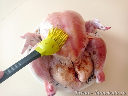 Приготовление рецепта Курица в цитрусовом маринаде шаг 8