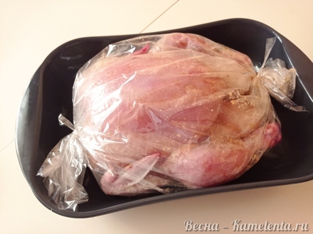 Приготовление рецепта Курица в цитрусовом маринаде шаг 9