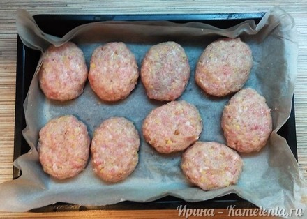 Приготовление рецепта Котлеты из свинины в духовке шаг 8