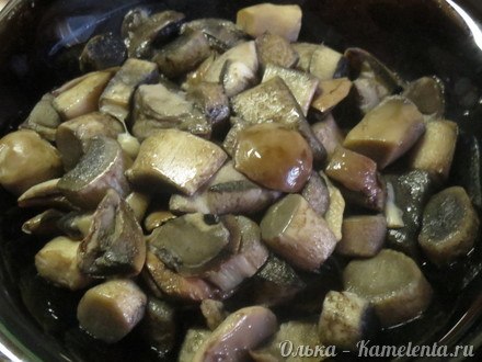 Приготовление рецепта Tortellini с грибами и творожным сыром шаг 7