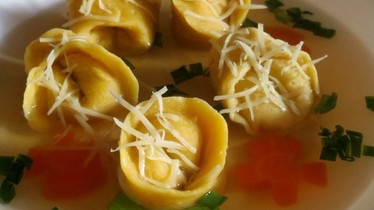 Рецепт Tortellini с грибами и творожным сыром