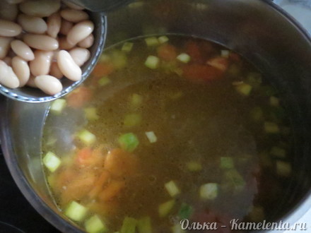 Приготовление рецепта Легкий овощной суп шаг 13