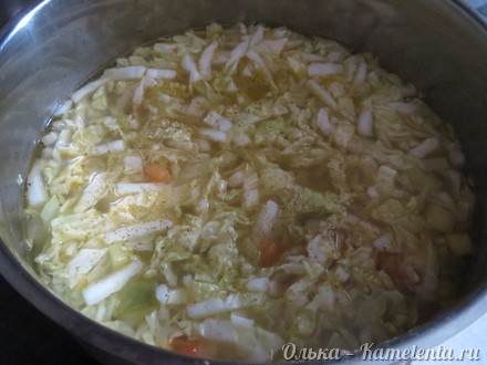 Приготовление рецепта Легкий овощной суп шаг 14