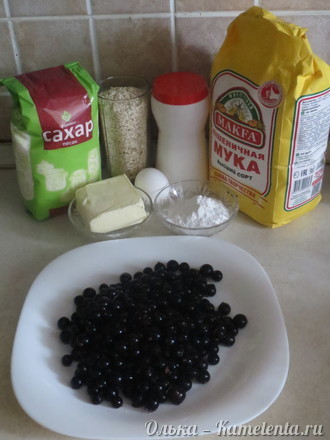 Приготовление рецепта Овсяный крамбл с ягодами шаг 1
