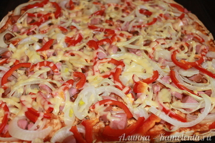 Приготовление рецепта Пицца из лаваша шаг 6