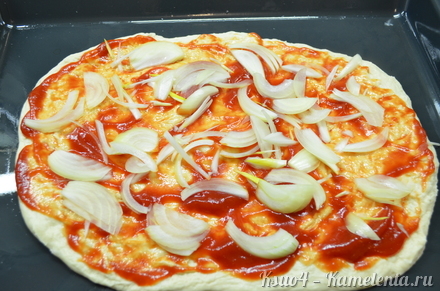 Приготовление рецепта Пицца лентяйка шаг 3