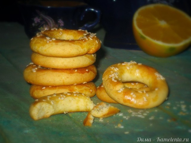Рецепт &amp;#34;Кулурья&amp;#34; (Κουλούρα)-греческое пасхальное апельсиновое печенье
