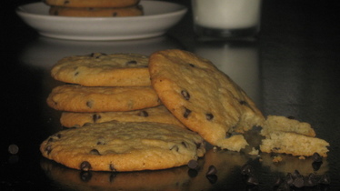 Рецепт Американское печенье с шоколадными "каплями" (Сhocolate chip cookies)