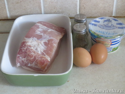 Приготовление рецепта Свиные отбивные в яйце шаг 1