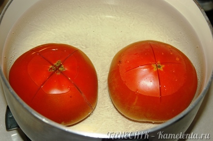Приготовление рецепта Летний борщ без свеклы с помидорами шаг 6